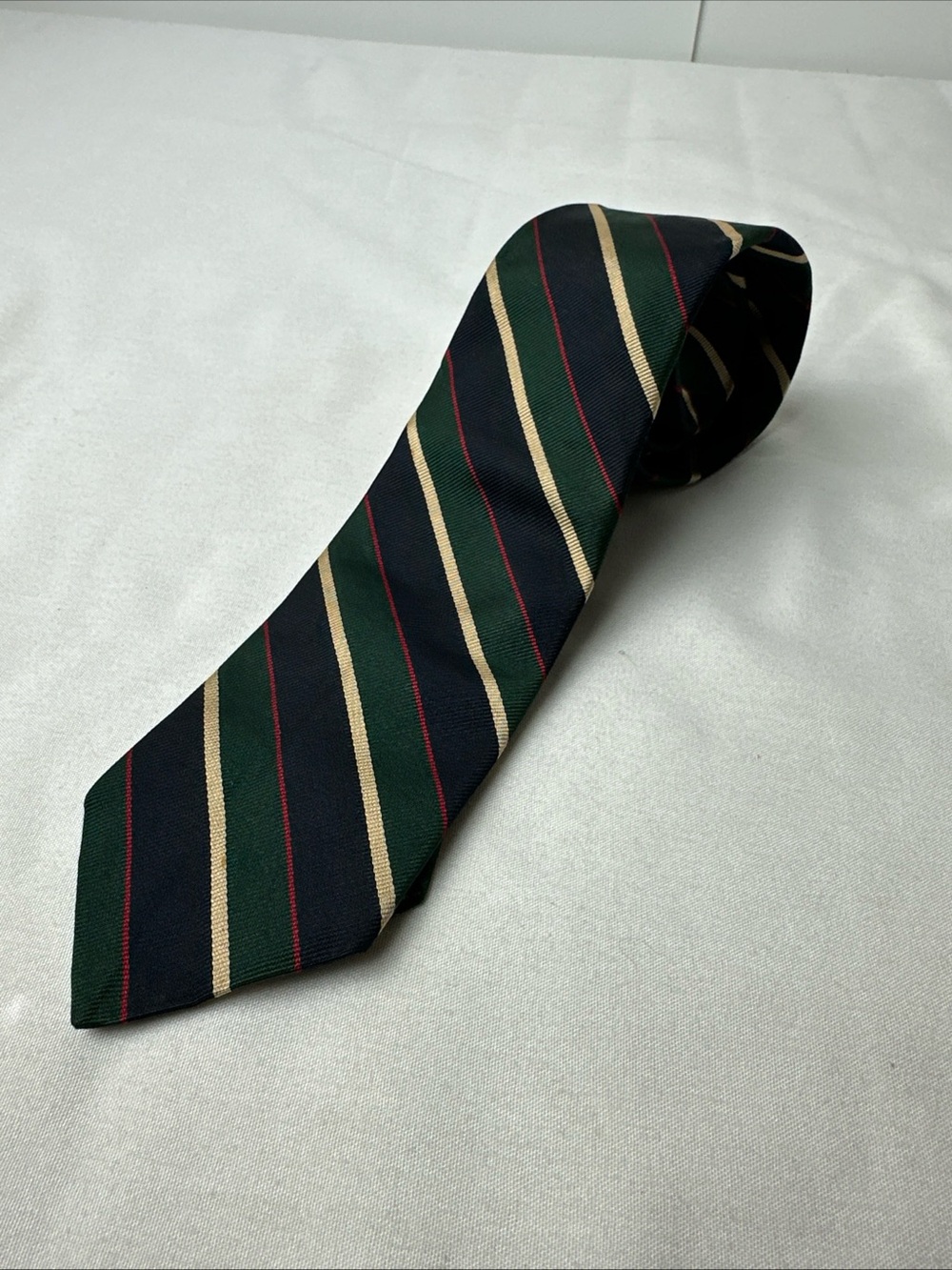 Cambridge Ltd SAN Francisco Striped Silk Neck Tie